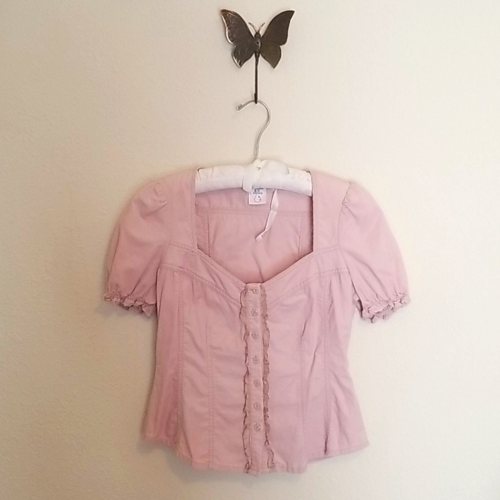 Anthropologie Edme & Esyllte sweet corduroy top